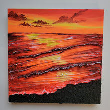 Load image into Gallery viewer, Cherry Currents| 8&quot; x 8&quot; | Ocean Artwork
