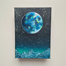 Load image into Gallery viewer, Nocturnal Summit | 5&quot; x 7&quot; | Acrylic art for sale
