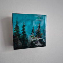 Load image into Gallery viewer, Midnight Mist |5&quot; x 5 &quot; | Resin artwork  for sale
